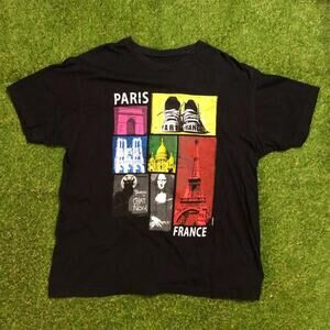 Paris France Photo Collage Graphic Tee